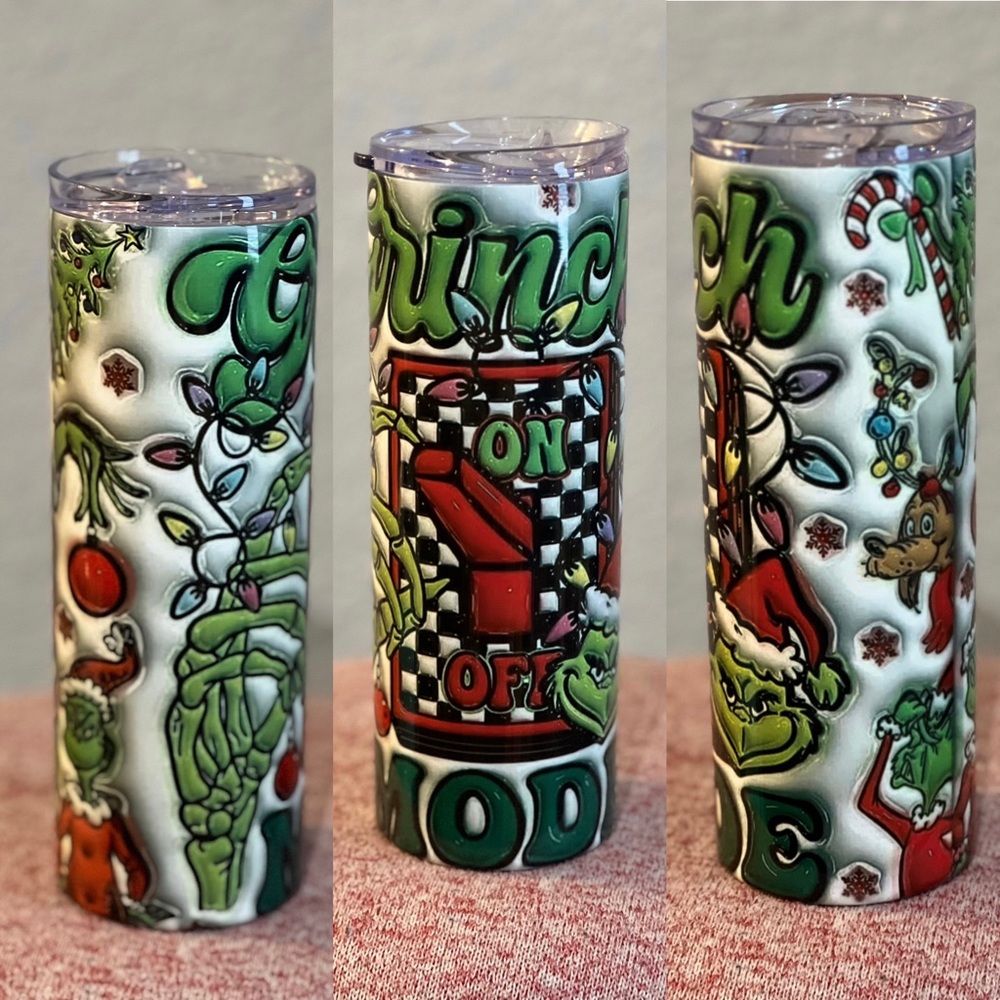 Christmas Holiday Grinch Tumbler